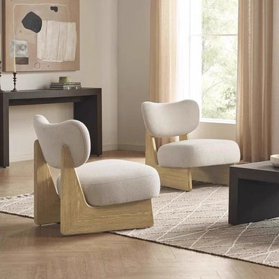 Sillón de Diseño Wabi-Sabi en Tela Única - Image 13