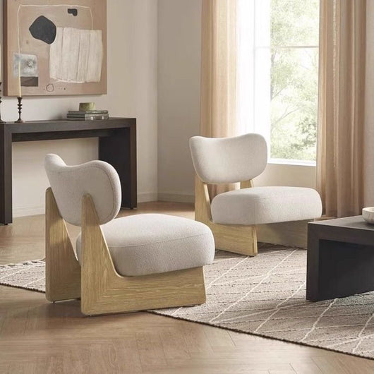 Sillón de Diseño Wabi-Sabi en Tela Única - Image 13