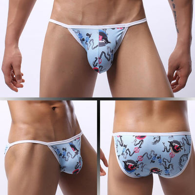 Calzoncillos Hombre Cintura Baja con Estampado Cartoon Transpirables - Image 8