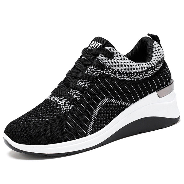 Tenis Deportivos para Mujer con Elevación Interna y Suela Gruesa Transpirable - Image 4