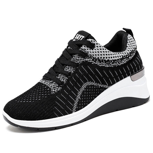 Tenis Deportivos para Mujer con Elevación Interna y Suela Gruesa Transpirable - Image 4