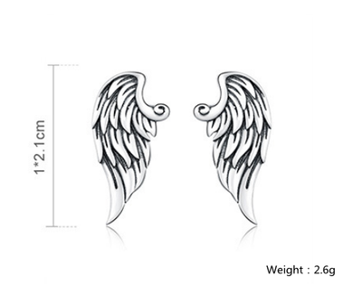 Aretes de Plata 925 con Alas - Diseño Creativo para Mujeres - Image 13