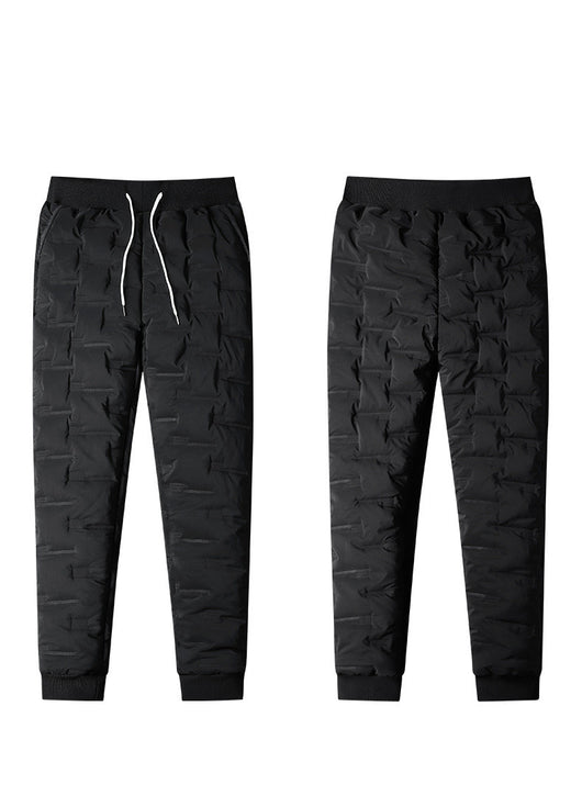 Pantalones Térmicos de Algodón Rellenos de Plumón para Hombre - Image 10