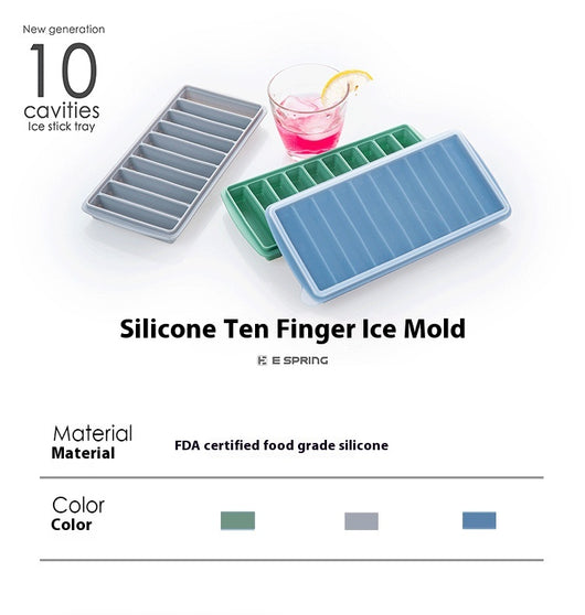Molde de Hielo Extra Grande en Tiras de Silicona - Image 12