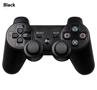 Black wireless game controller for PS3 and PC with a classic button layout and two analog sticks. - Image 12