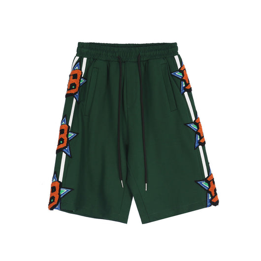 Shorts Casuales con Cordón y Estampado de Letras para Hombre - Image 8