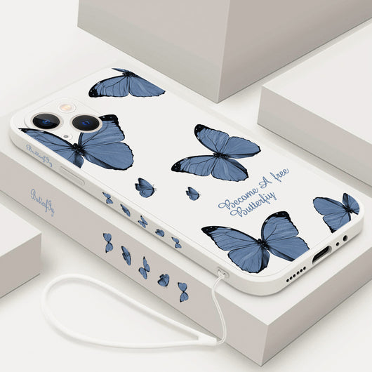 Funda Mariposa para iPhone 14 Pro Max, 11, 12, 13 Pro Max