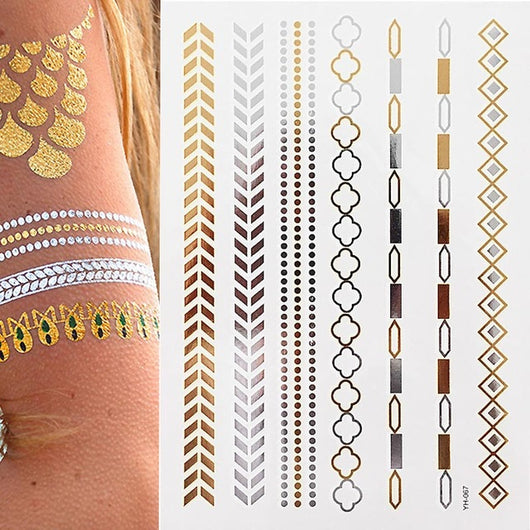 Tatuajes Temporales con Transferencia de Agua y Estampado en Caliente