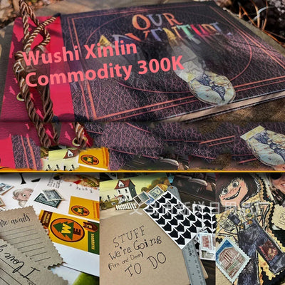 Cuaderno de Aventuras Retro en Papel Kraft con Correa - Image 10