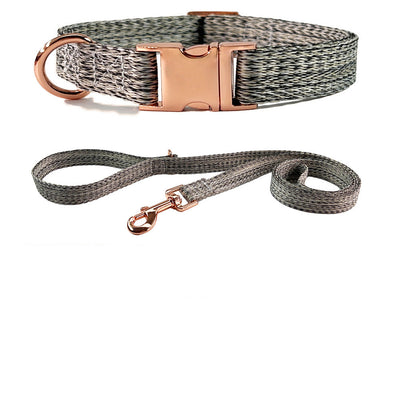 Correa para Perro de Lino Sintético con Hebilla Metálica - Image 6