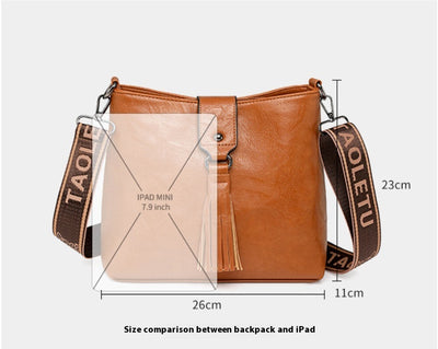 Bolso Retro de Cuero para Mujer - Bandolera Estilo Vintage - Image 20