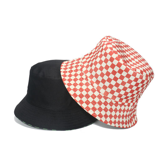 Gorro Pescador Cuadros Blanco y Negro - Estilo Clásico Versátil - Image 5