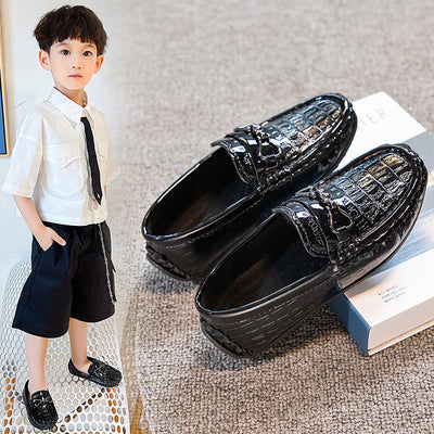Zapatos de Cuero Estilo Británico para Niños Step On - Image 4