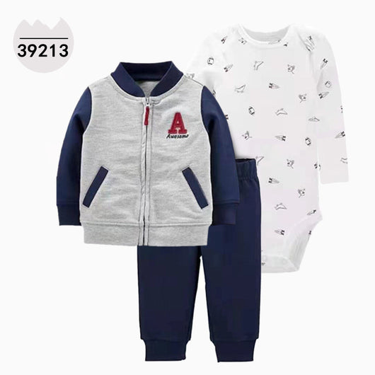Conjunto Infantil 3 Piezas: Sudadera con Capucha, Manga Larga y Pantalón - Image 41