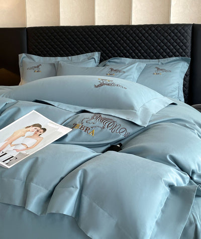 Juego de Cama Lujo Ligero Otoño Invierno 4 Piezas Acolchado Suave - Image 29