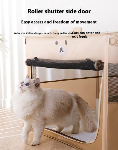 Casita Plegable para Gatos con Diseño de Animales - Image 11