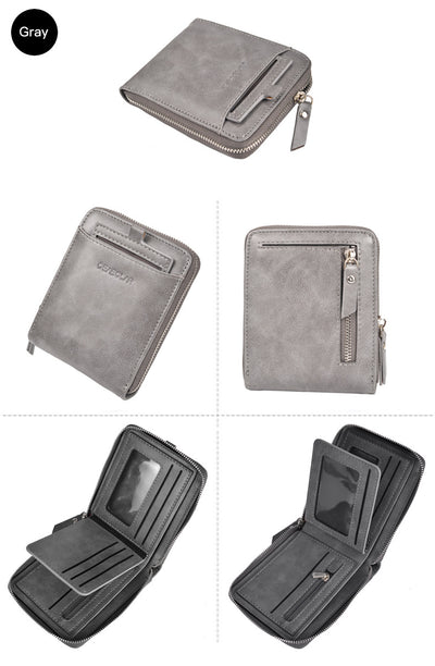 Billetera Retro Multitarjeta con Cierre - Image 27