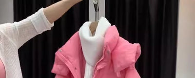 Chaqueta Acolchada con Capucha para Mujer - Abrigo Térmico Grueso - Image 10