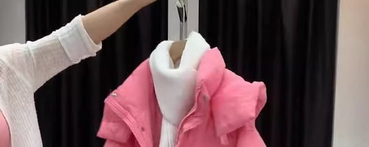 Chaqueta Acolchada con Capucha para Mujer - Abrigo Térmico Grueso - Image 10