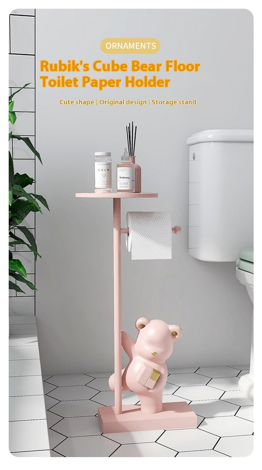 Cubo Decorativo Organizador con Diseño de Osito para Estantes - Image 9