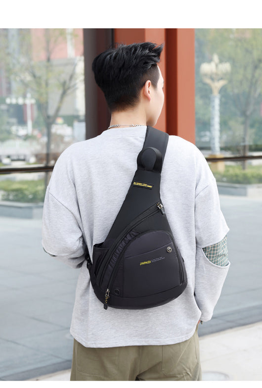 Bolsa Retro de Pecho con Correa Cruzada para Hombre - Image 18