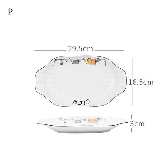 Juego de Vajilla Nórdica: Platos y Boles de Cerámica Minimalista - Image 34