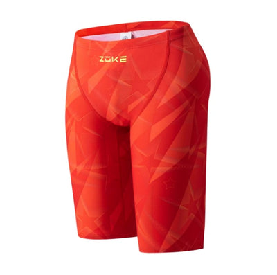 Traje de Baño Profesional para Hombre Largo a la Rodilla Secado Rápido Competencia - Image 5