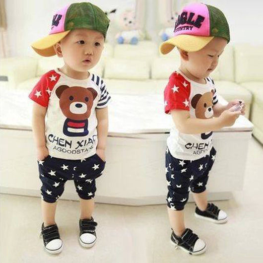 Conjunto Vaquero Casual para Niños - Playera y Short Estilo Cowboy Verano - Image 48