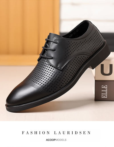 Zapatos de Cuero Casuales para Hombre con Suela Blanda - Estilo Ejecutivo - Image 11