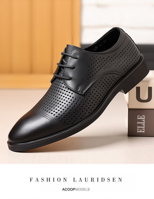 Zapatos de Cuero Casuales para Hombre con Suela Blanda - Estilo Ejecutivo - Image 11