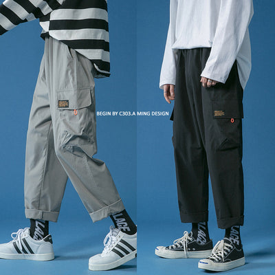 Overol Unisex de Algodón con Múltiples Bolsillos - Pantalón Recto Casual - Image 7