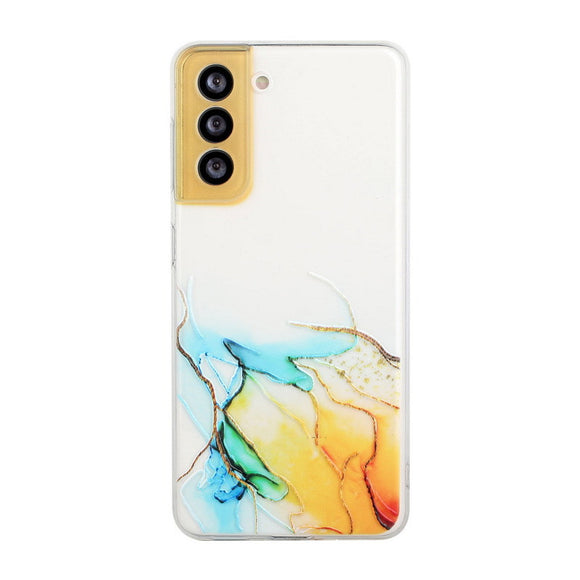 Funda Transparente con Diseño Mármol para Celular