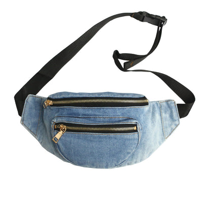 Bolsa de Pecho Denim Estilo Harajuku Japonés y Coreano - Image 7