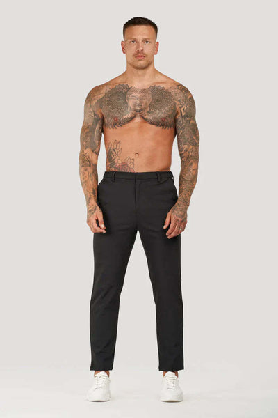 Pantalones de Vestir Casuales Lisos para Hombre - Multiusos Ejecutivos - Image 21
