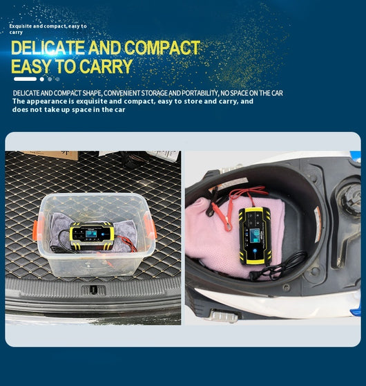Cargador de Batería para Auto y Moto Inteligente - Image 19