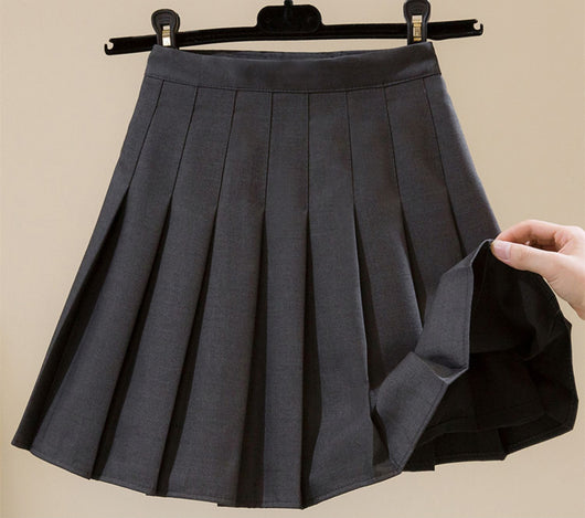 Falda Plisada Cintura Alta Corte A para Mujer - Image 2