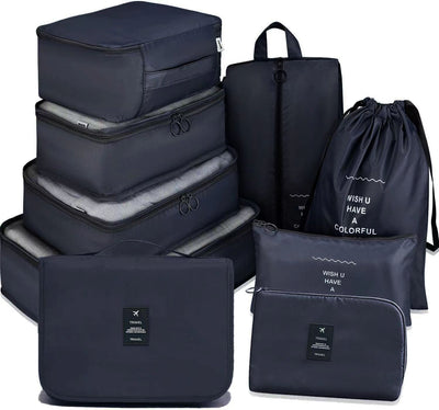 Juego de 9 Bolsas de Viaje en Tela Reforzada - Image 18