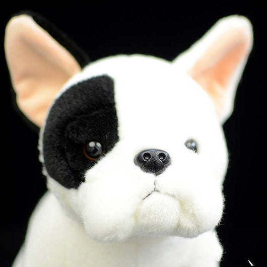 Peluche Perro Bulldog Francés Adorable Posición Sentada - Image 6