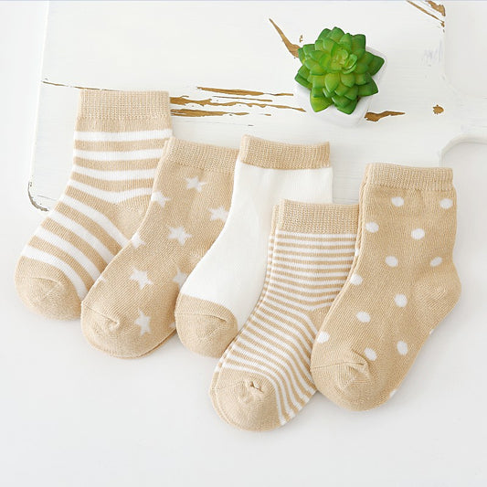 Calcetines de Algodón a Media Caña para Niños y Niñas
