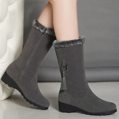 Botas Martin Forradas en Lana Sintética con Peluche Largo - Otoño Invierno - Image 6
