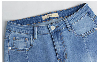 Jeans Slim Skinny Elásticos con Detalles de Cuentas - Image 13