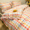 Juego de Cama Princesa de Tres Piezas con Motivo de Corazones para Niñas