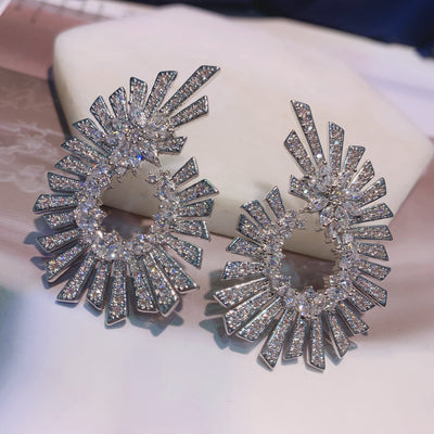Aretes de Plata 925 Flor Simétrica Elegancia OL Minimalista - Image 6