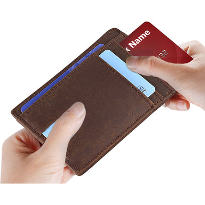 Billetera de Cuero Genuino para Hombre con Múltiples Compartimentos - Image 10