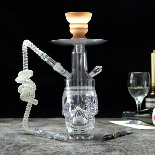 Cachimba Acrílica Árabe con Calavera Iluminada - Image 2