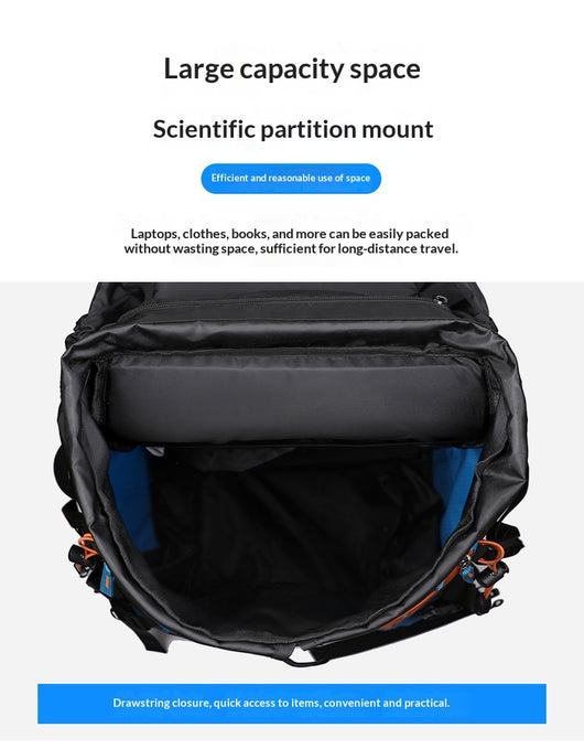 Mochila de Viaje y Senderismo Impermeable de Gran Capacidad - Image 14