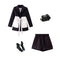 Blazer Negro Elegante para Mujer con Cintura Ajustable - Diseño Sofisticado y Versátil