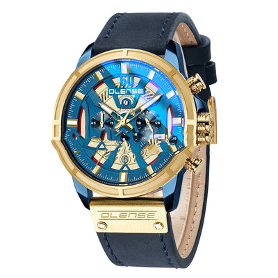 Reloj Casual con Correa Negra Resistente al Agua - Image 2