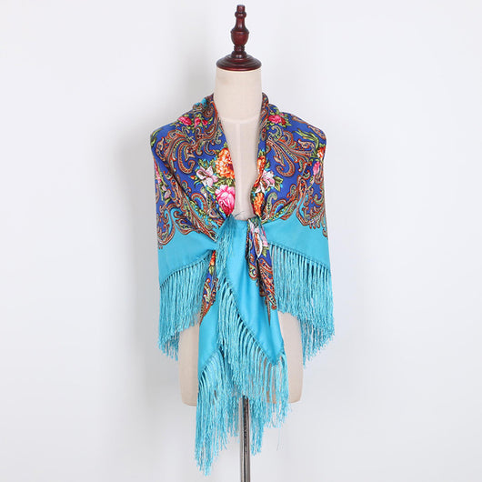 Pañuelo Étnico Oversized de Algodón Premium - Image 19