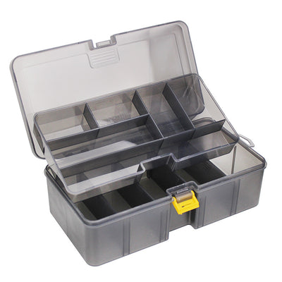 Caja Organizadora Transparente Doble Capa para Accesorios de Bicicleta - Image 4